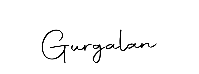 Make a beautiful signature design for name Gurgalan. With this signature (Autography-DOLnW) style, you can create a handwritten signature for free. Gurgalan signature style 10 images and pictures png