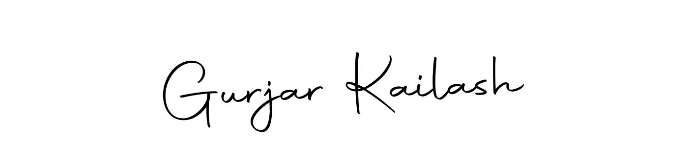 Create a beautiful signature design for name Gurjar Kailash. With this signature (Autography-DOLnW) fonts, you can make a handwritten signature for free. Gurjar Kailash signature style 10 images and pictures png