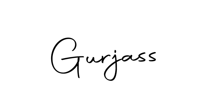 Use a signature maker to create a handwritten signature online. With this signature software, you can design (Autography-DOLnW) your own signature for name Gurjass. Gurjass signature style 10 images and pictures png