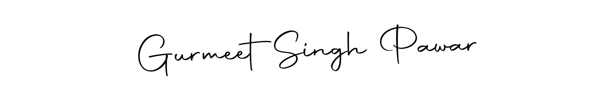 How to make Gurmeet  Singh Pawar name signature. Use Autography-DOLnW style for creating short signs online. This is the latest handwritten sign. Gurmeet  Singh Pawar signature style 10 images and pictures png