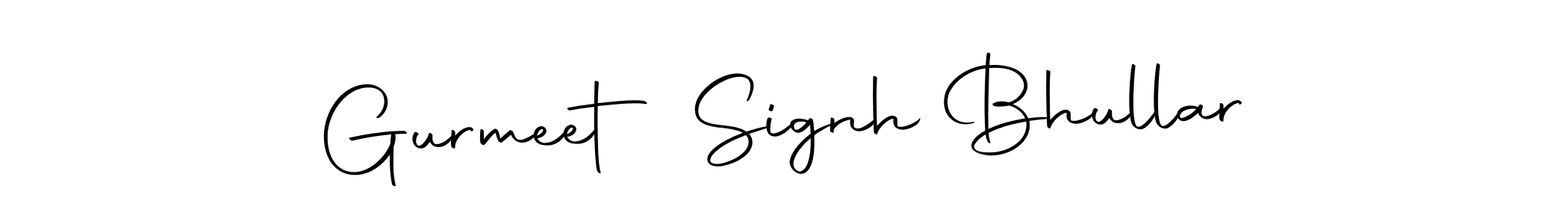 Use a signature maker to create a handwritten signature online. With this signature software, you can design (Autography-DOLnW) your own signature for name Gurmeet Signh Bhullar. Gurmeet Signh Bhullar signature style 10 images and pictures png