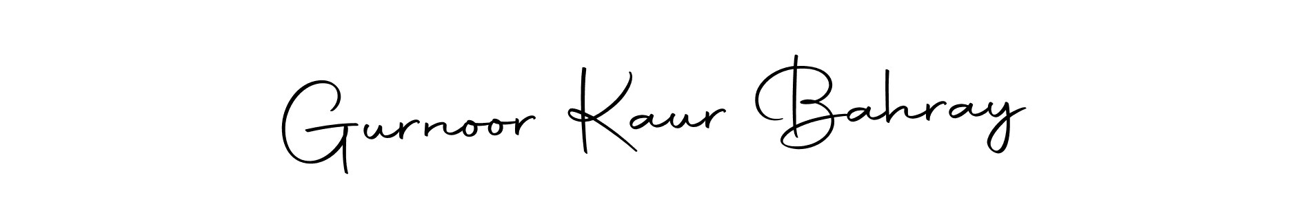 Gurnoor Kaur Bahray stylish signature style. Best Handwritten Sign (Autography-DOLnW) for my name. Handwritten Signature Collection Ideas for my name Gurnoor Kaur Bahray. Gurnoor Kaur Bahray signature style 10 images and pictures png