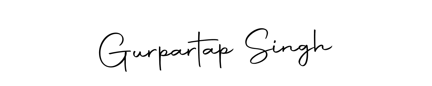 How to make Gurpartap Singh name signature. Use Autography-DOLnW style for creating short signs online. This is the latest handwritten sign. Gurpartap Singh signature style 10 images and pictures png