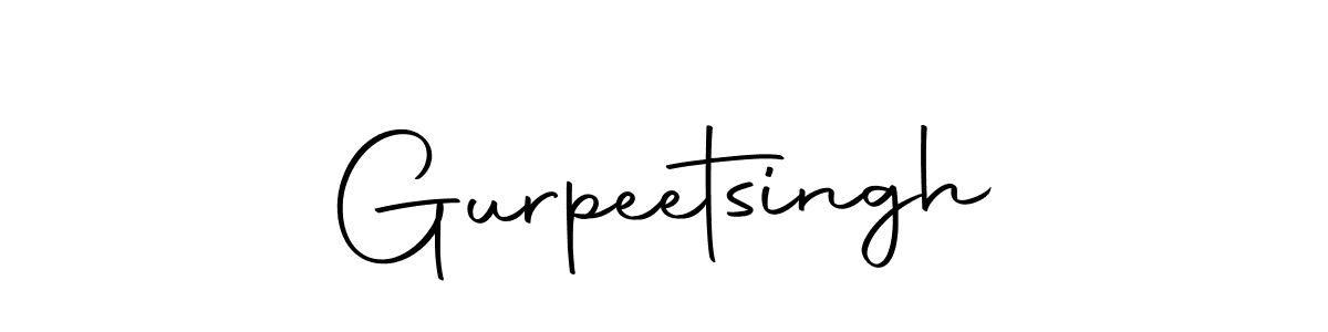How to make Gurpeetsingh name signature. Use Autography-DOLnW style for creating short signs online. This is the latest handwritten sign. Gurpeetsingh signature style 10 images and pictures png