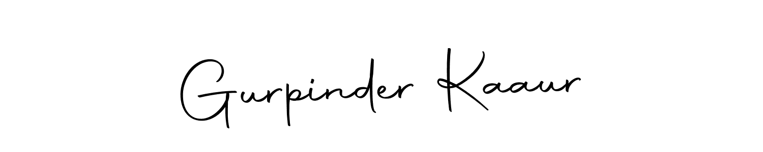 Create a beautiful signature design for name Gurpinder Kaaur. With this signature (Autography-DOLnW) fonts, you can make a handwritten signature for free. Gurpinder Kaaur signature style 10 images and pictures png