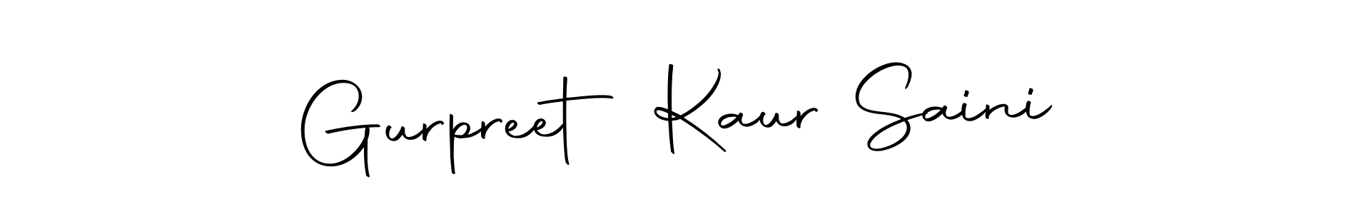 Also we have Gurpreet Kaur Saini name is the best signature style. Create professional handwritten signature collection using Autography-DOLnW autograph style. Gurpreet Kaur Saini signature style 10 images and pictures png