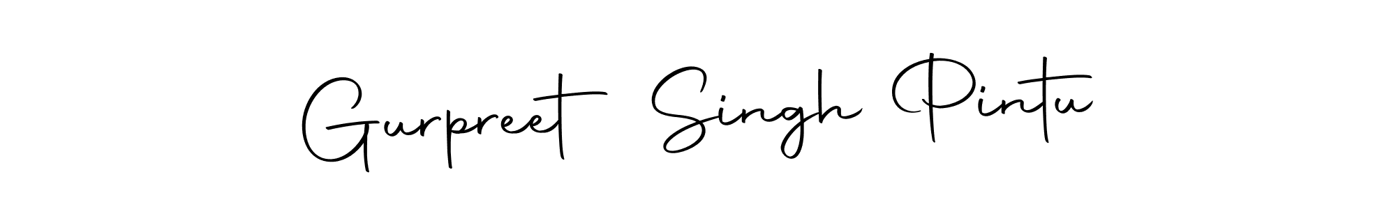 Design your own signature with our free online signature maker. With this signature software, you can create a handwritten (Autography-DOLnW) signature for name Gurpreet Singh Pintu. Gurpreet Singh Pintu signature style 10 images and pictures png