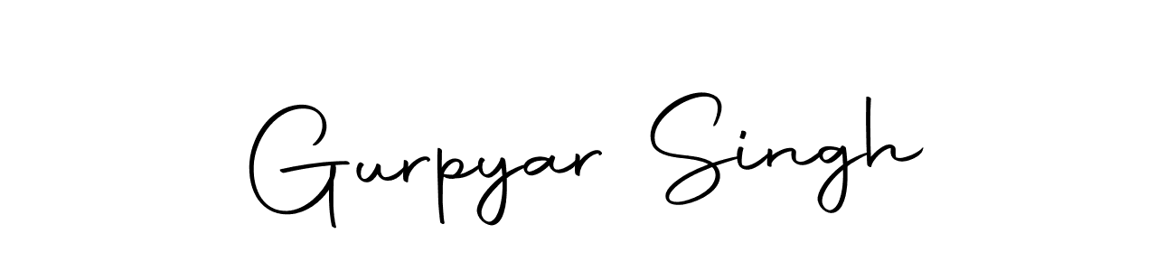 You can use this online signature creator to create a handwritten signature for the name Gurpyar Singh. This is the best online autograph maker. Gurpyar Singh signature style 10 images and pictures png