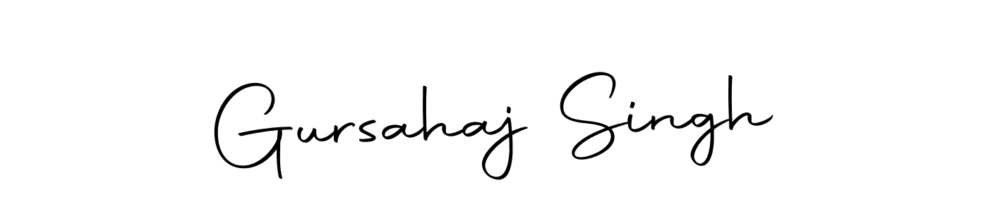 Design your own signature with our free online signature maker. With this signature software, you can create a handwritten (Autography-DOLnW) signature for name Gursahaj Singh. Gursahaj Singh signature style 10 images and pictures png