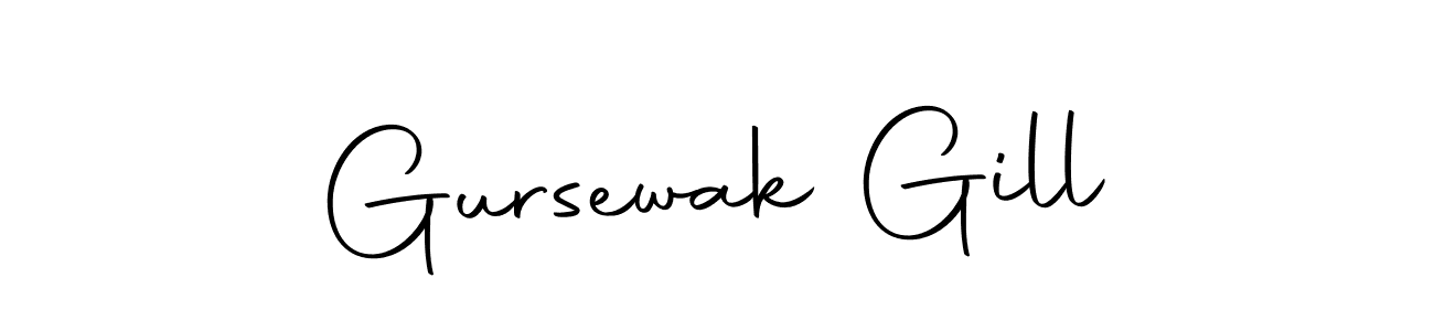 How to make Gursewak Gill signature? Autography-DOLnW is a professional autograph style. Create handwritten signature for Gursewak Gill name. Gursewak Gill signature style 10 images and pictures png