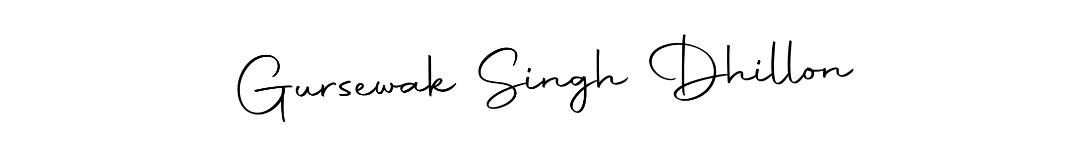 How to make Gursewak Singh Dhillon signature? Autography-DOLnW is a professional autograph style. Create handwritten signature for Gursewak Singh Dhillon name. Gursewak Singh Dhillon signature style 10 images and pictures png