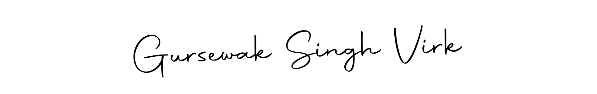 Design your own signature with our free online signature maker. With this signature software, you can create a handwritten (Autography-DOLnW) signature for name Gursewak Singh Virk. Gursewak Singh Virk signature style 10 images and pictures png