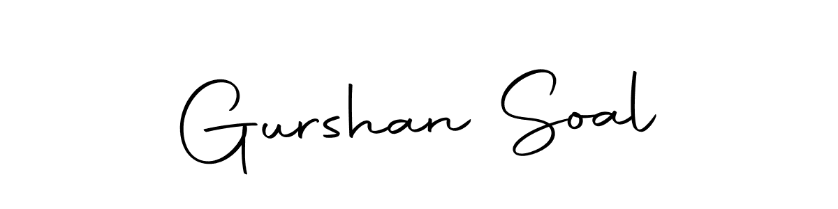 How to make Gurshan Soal signature? Autography-DOLnW is a professional autograph style. Create handwritten signature for Gurshan Soal name. Gurshan Soal signature style 10 images and pictures png