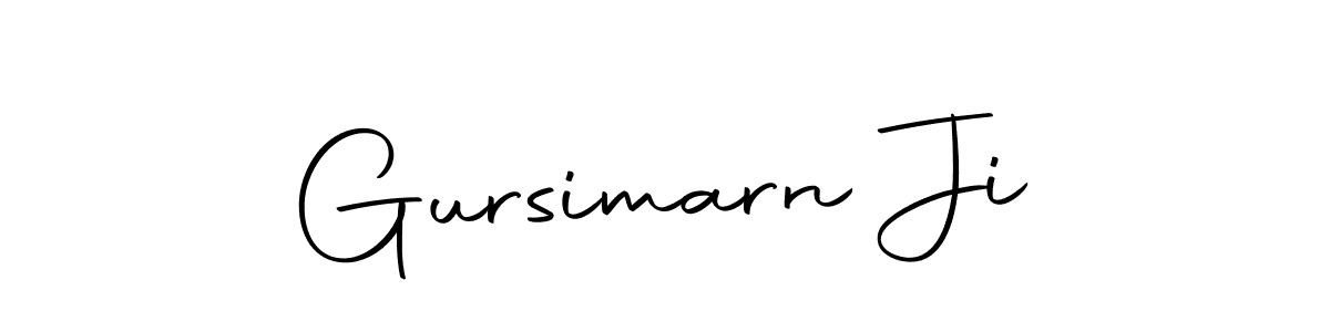 How to make Gursimarn Ji name signature. Use Autography-DOLnW style for creating short signs online. This is the latest handwritten sign. Gursimarn Ji signature style 10 images and pictures png