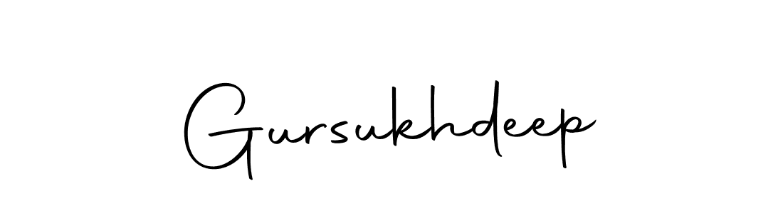 Create a beautiful signature design for name Gursukhdeep. With this signature (Autography-DOLnW) fonts, you can make a handwritten signature for free. Gursukhdeep signature style 10 images and pictures png