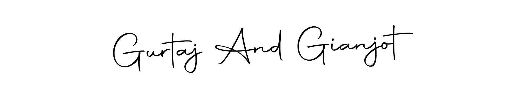 Here are the top 10 professional signature styles for the name Gurtaj And Gianjot. These are the best autograph styles you can use for your name. Gurtaj And Gianjot signature style 10 images and pictures png