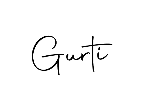 Make a beautiful signature design for name Gurti. With this signature (Autography-DOLnW) style, you can create a handwritten signature for free. Gurti signature style 10 images and pictures png