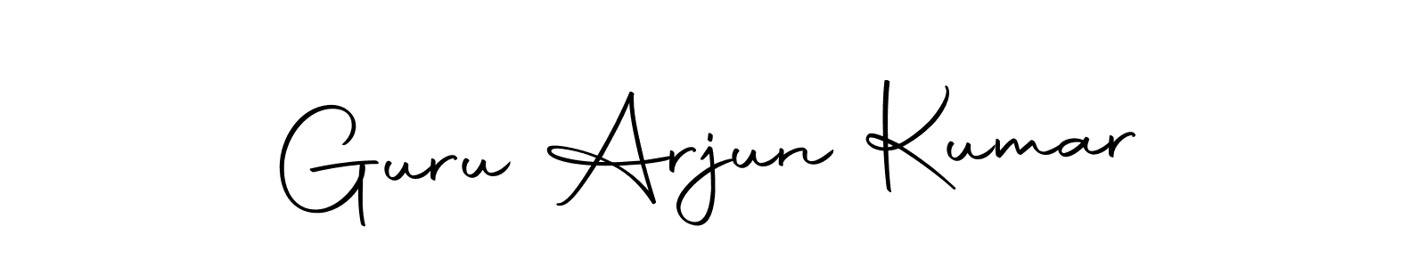 Use a signature maker to create a handwritten signature online. With this signature software, you can design (Autography-DOLnW) your own signature for name Guru Arjun Kumar. Guru Arjun Kumar signature style 10 images and pictures png