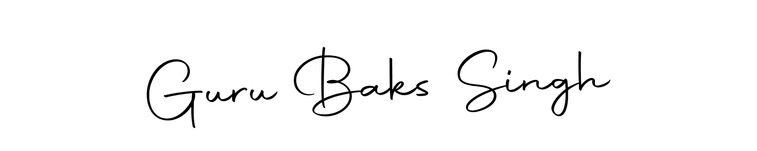 Also we have Guru Baks Singh name is the best signature style. Create professional handwritten signature collection using Autography-DOLnW autograph style. Guru Baks Singh signature style 10 images and pictures png