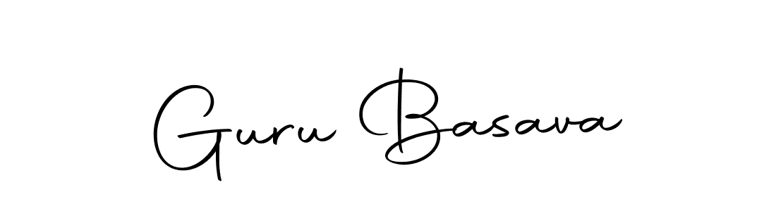 Design your own signature with our free online signature maker. With this signature software, you can create a handwritten (Autography-DOLnW) signature for name Guru Basava. Guru Basava signature style 10 images and pictures png