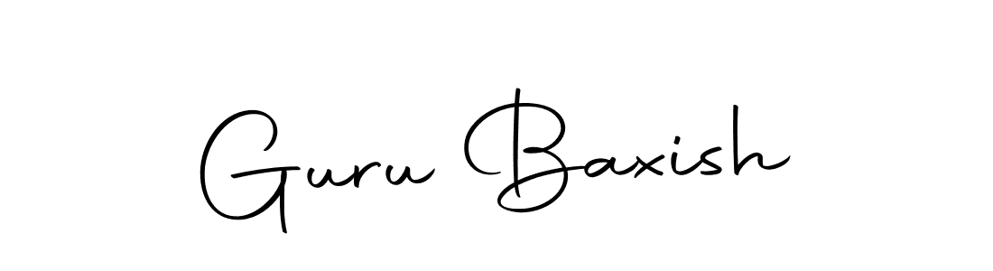 Design your own signature with our free online signature maker. With this signature software, you can create a handwritten (Autography-DOLnW) signature for name Guru Baxish. Guru Baxish signature style 10 images and pictures png