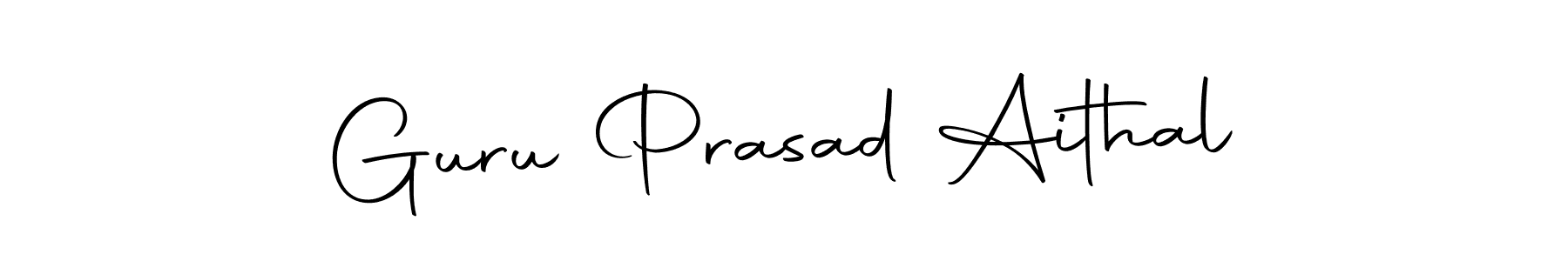 Guru Prasad Aithal stylish signature style. Best Handwritten Sign (Autography-DOLnW) for my name. Handwritten Signature Collection Ideas for my name Guru Prasad Aithal. Guru Prasad Aithal signature style 10 images and pictures png