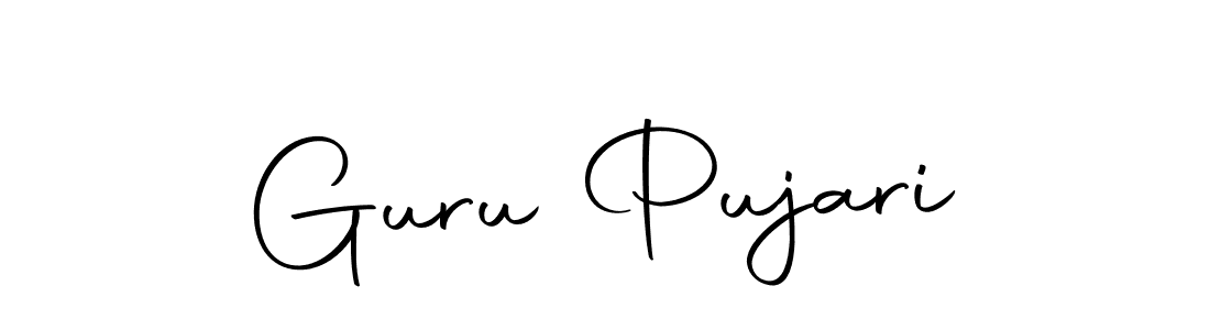 How to make Guru Pujari signature? Autography-DOLnW is a professional autograph style. Create handwritten signature for Guru Pujari name. Guru Pujari signature style 10 images and pictures png