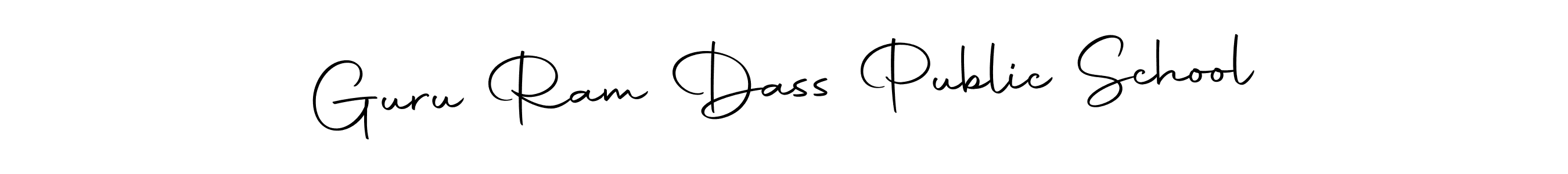 Also we have Guru Ram Dass Public School name is the best signature style. Create professional handwritten signature collection using Autography-DOLnW autograph style. Guru Ram Dass Public School signature style 10 images and pictures png