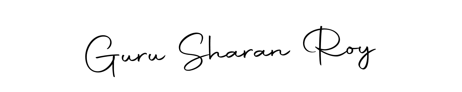 The best way (Autography-DOLnW) to make a short signature is to pick only two or three words in your name. The name Guru Sharan Roy include a total of six letters. For converting this name. Guru Sharan Roy signature style 10 images and pictures png