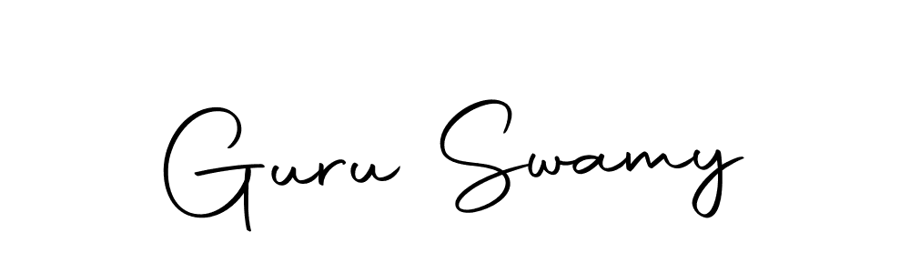 How to make Guru Swamy name signature. Use Autography-DOLnW style for creating short signs online. This is the latest handwritten sign. Guru Swamy signature style 10 images and pictures png