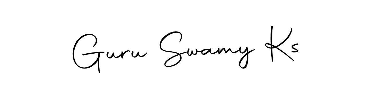 Use a signature maker to create a handwritten signature online. With this signature software, you can design (Autography-DOLnW) your own signature for name Guru Swamy Ks. Guru Swamy Ks signature style 10 images and pictures png