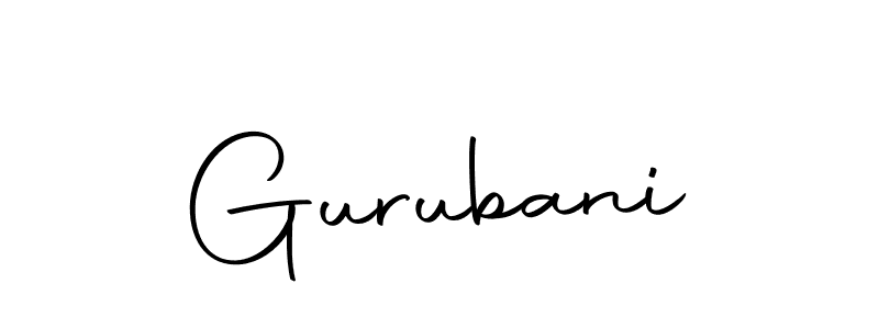 Make a beautiful signature design for name Gurubani. With this signature (Autography-DOLnW) style, you can create a handwritten signature for free. Gurubani signature style 10 images and pictures png