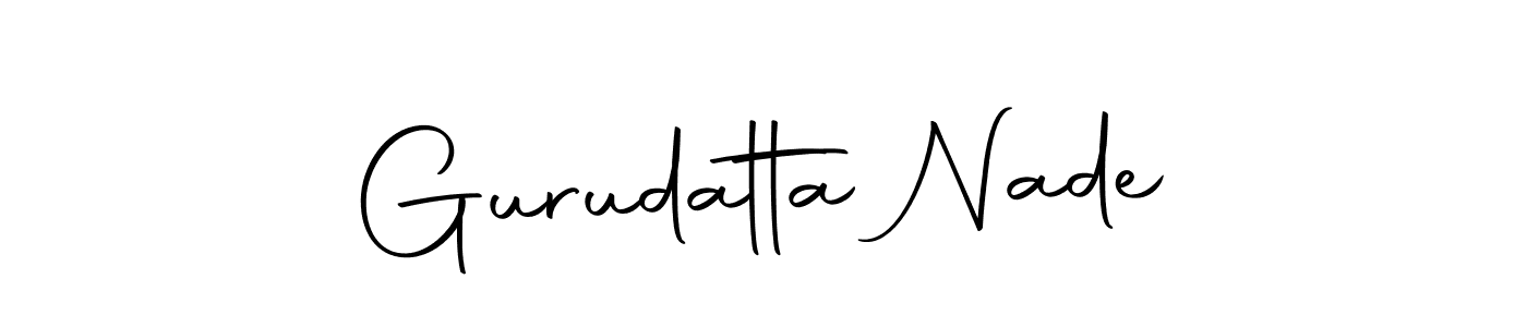 How to make Gurudatta Nade signature? Autography-DOLnW is a professional autograph style. Create handwritten signature for Gurudatta Nade name. Gurudatta Nade signature style 10 images and pictures png