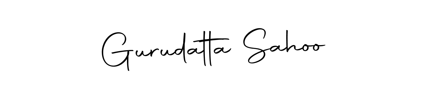 Use a signature maker to create a handwritten signature online. With this signature software, you can design (Autography-DOLnW) your own signature for name Gurudatta Sahoo. Gurudatta Sahoo signature style 10 images and pictures png