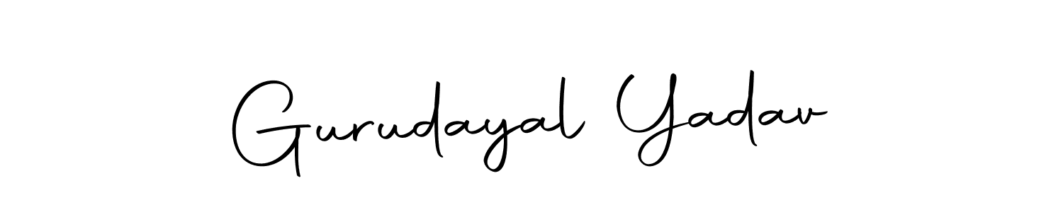 Autography-DOLnW is a professional signature style that is perfect for those who want to add a touch of class to their signature. It is also a great choice for those who want to make their signature more unique. Get Gurudayal Yadav name to fancy signature for free. Gurudayal Yadav signature style 10 images and pictures png