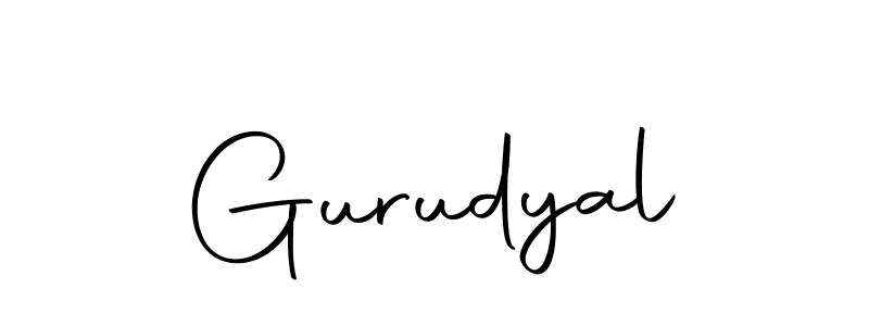 Design your own signature with our free online signature maker. With this signature software, you can create a handwritten (Autography-DOLnW) signature for name Gurudyal. Gurudyal signature style 10 images and pictures png