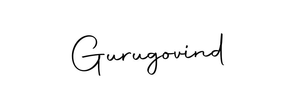 Use a signature maker to create a handwritten signature online. With this signature software, you can design (Autography-DOLnW) your own signature for name Gurugovind. Gurugovind signature style 10 images and pictures png