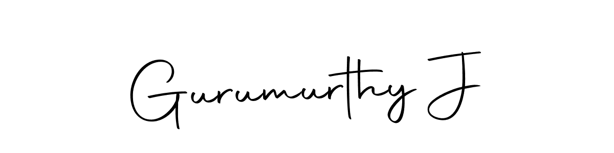 It looks lik you need a new signature style for name Gurumurthy J. Design unique handwritten (Autography-DOLnW) signature with our free signature maker in just a few clicks. Gurumurthy J signature style 10 images and pictures png