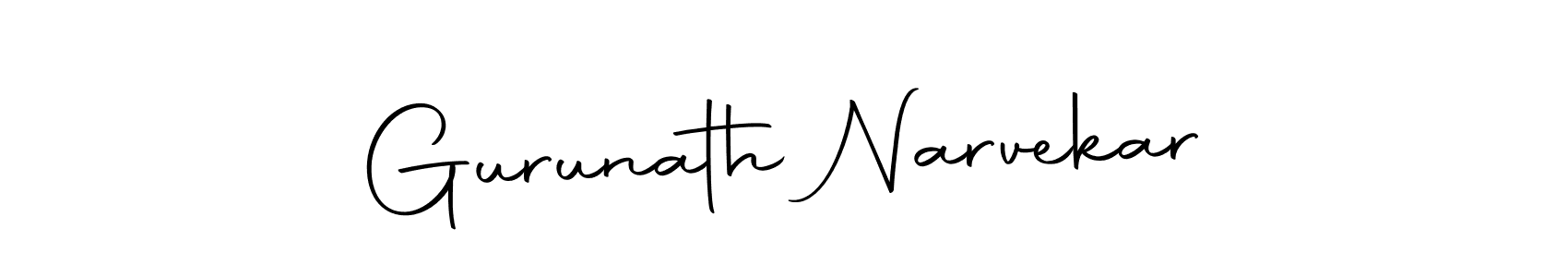 Create a beautiful signature design for name Gurunath Narvekar. With this signature (Autography-DOLnW) fonts, you can make a handwritten signature for free. Gurunath Narvekar signature style 10 images and pictures png