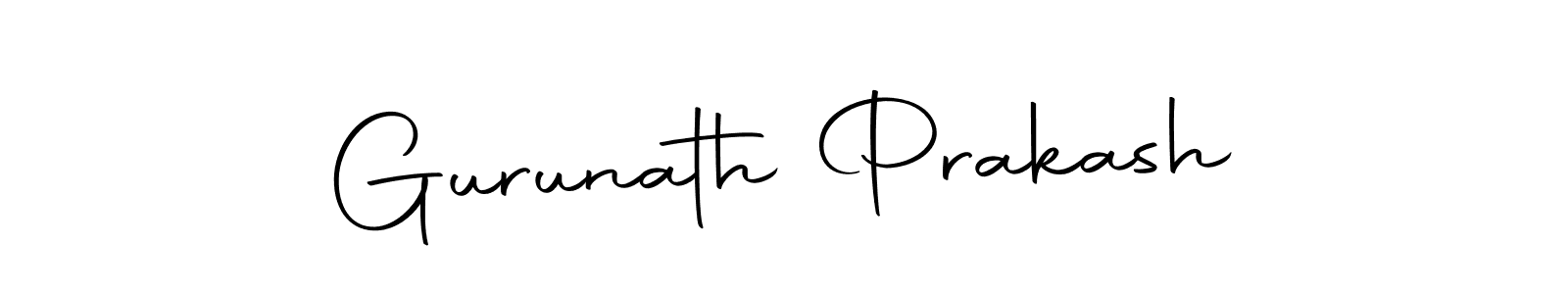 Create a beautiful signature design for name Gurunath Prakash. With this signature (Autography-DOLnW) fonts, you can make a handwritten signature for free. Gurunath Prakash signature style 10 images and pictures png