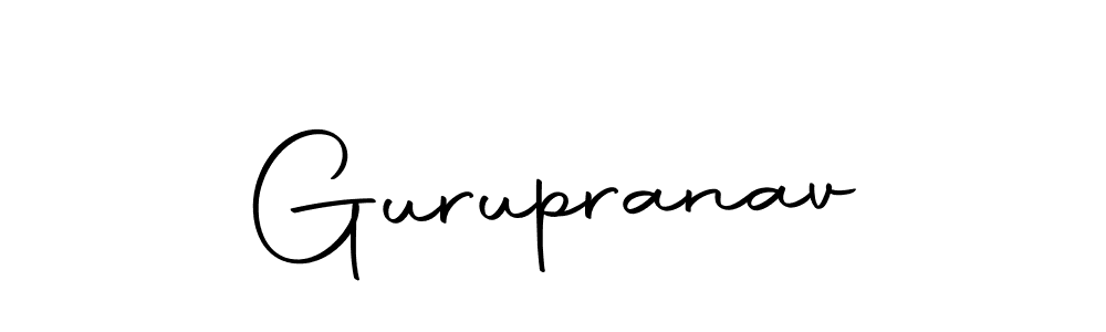 Similarly Autography-DOLnW is the best handwritten signature design. Signature creator online .You can use it as an online autograph creator for name Gurupranav. Gurupranav signature style 10 images and pictures png