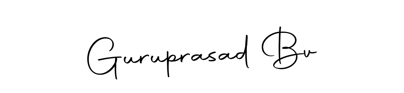 Make a beautiful signature design for name Guruprasad Bv. With this signature (Autography-DOLnW) style, you can create a handwritten signature for free. Guruprasad Bv signature style 10 images and pictures png