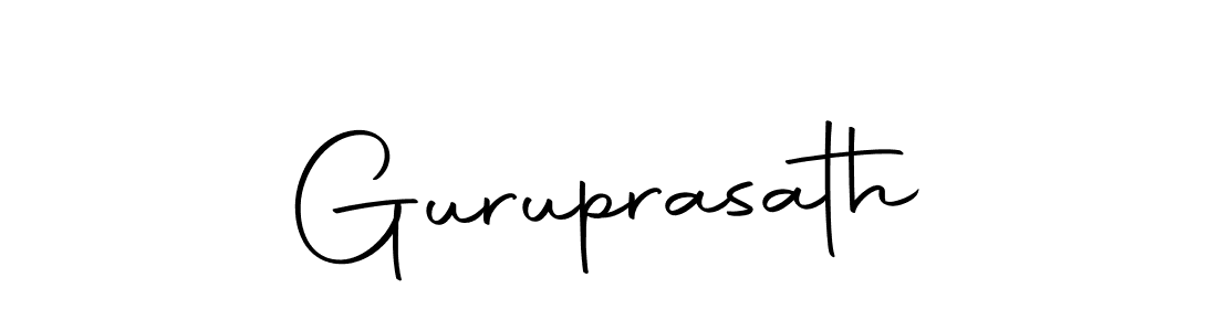 The best way (Autography-DOLnW) to make a short signature is to pick only two or three words in your name. The name Guruprasath include a total of six letters. For converting this name. Guruprasath signature style 10 images and pictures png
