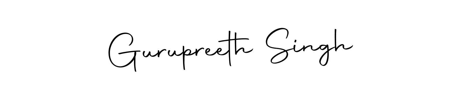 Make a beautiful signature design for name Gurupreeth Singh. With this signature (Autography-DOLnW) style, you can create a handwritten signature for free. Gurupreeth Singh signature style 10 images and pictures png