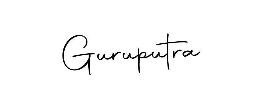 Design your own signature with our free online signature maker. With this signature software, you can create a handwritten (Autography-DOLnW) signature for name Guruputra. Guruputra signature style 10 images and pictures png