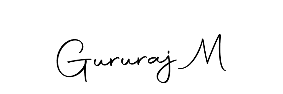 Similarly Autography-DOLnW is the best handwritten signature design. Signature creator online .You can use it as an online autograph creator for name Gururaj M. Gururaj M signature style 10 images and pictures png