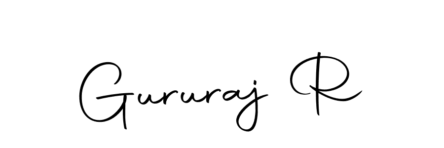 Make a beautiful signature design for name Gururaj R. Use this online signature maker to create a handwritten signature for free. Gururaj R signature style 10 images and pictures png