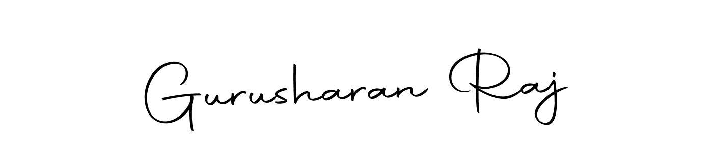 Create a beautiful signature design for name Gurusharan Raj. With this signature (Autography-DOLnW) fonts, you can make a handwritten signature for free. Gurusharan Raj signature style 10 images and pictures png