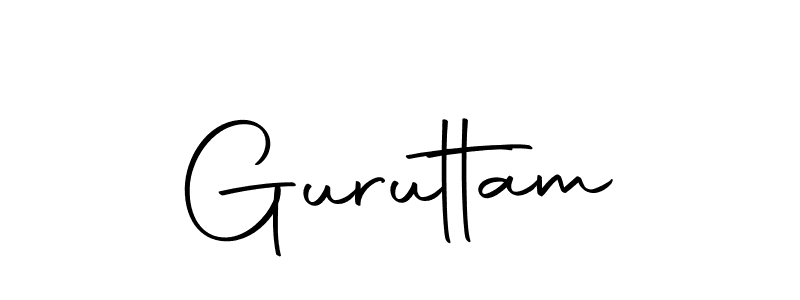 The best way (Autography-DOLnW) to make a short signature is to pick only two or three words in your name. The name Guruttam include a total of six letters. For converting this name. Guruttam signature style 10 images and pictures png