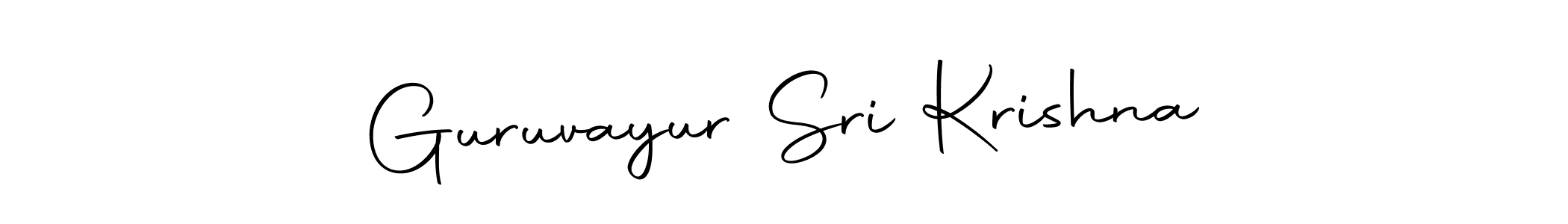 Similarly Autography-DOLnW is the best handwritten signature design. Signature creator online .You can use it as an online autograph creator for name Guruvayur Sri Krishna. Guruvayur Sri Krishna signature style 10 images and pictures png